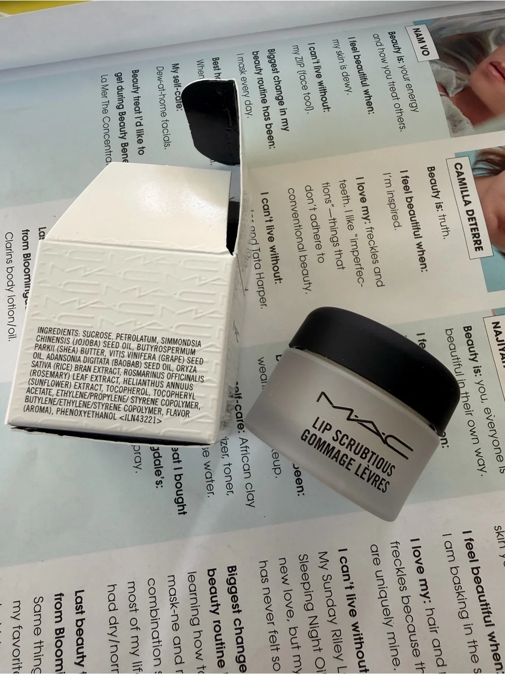 MAC Lip Scrubtious Gommage Levres - Sweet Vanilla - Lip Scrub - 0.47oz/14ml new
